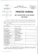 PV élection maire délégué Aubigny 11 mars 2023